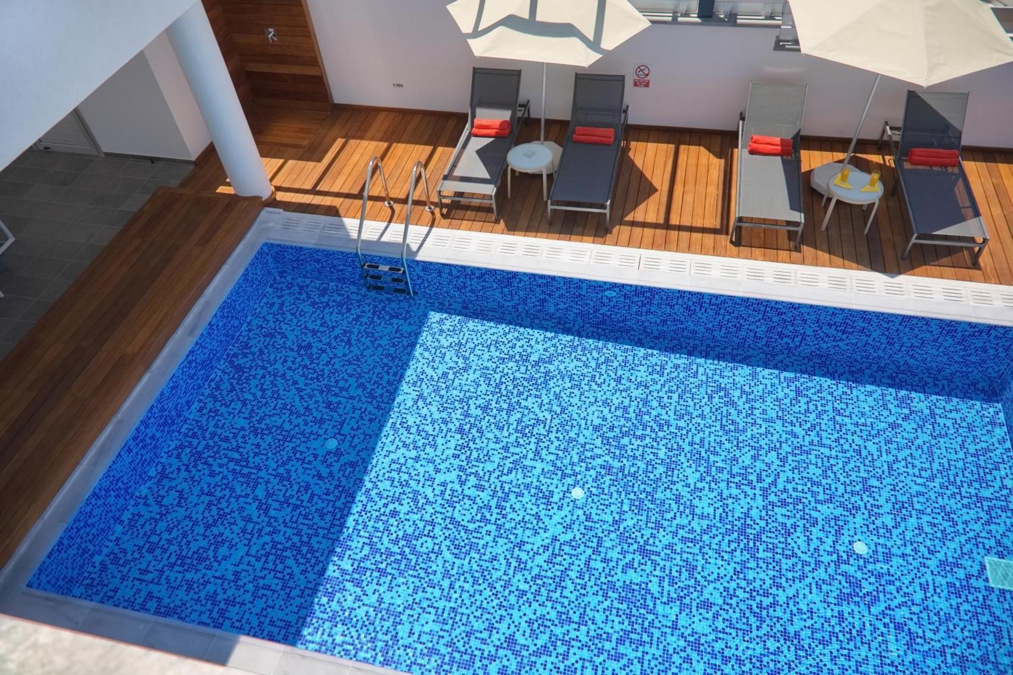 Seaview Luxury Villa Jacuzzi & Pool! 2 Min Beach Protaras Exterior photo